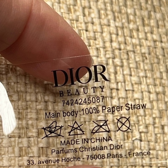 Dior Beauty Limited Edition Around the World Book Tote Bag NEW never used - Picture 4 of 5